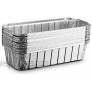[20 Pack 3lb Loaf Size ] Propack Disposable Aluminum Foil Meal Prep Cookware Loaf Pans 10.5x5x2.5 Oven Toaster Grill Cooking Roasting Broiling Baking Event Take Out Restaurant