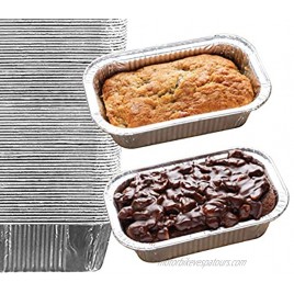 35 Pack 1LB Cute Mini Loaf Pans Aluminum Loaf Pans Bread Pans Foil Loaf Pan l Cake Pan Disposable Aluminum Pans l Top bakery's choice Tin Pans 1 Pound 6'' X 3.5 x 2