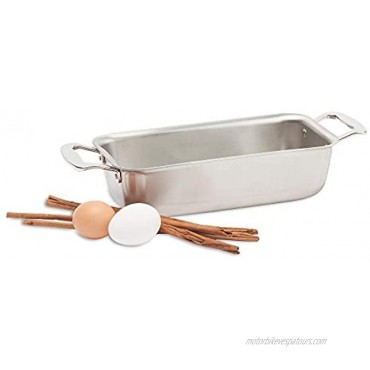 360 Stainless Steel Loaf Pan Handcrafted in the USA 5 Ply Surgical Grade Stainless Bakeware Dishwasher Safe Professional Grade Use as Baking Pan Roasting Pan 11x6x3