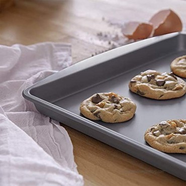 G & S Metal Products Company OvenStuff Nonstick Large Cookie Sheet Bakeware Pan 17.3'' x 11.2'' Gray