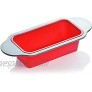 Gourmet Non-Stick Silicone Loaf Pan by Boxiki Kitchen. Professional Bakeware for Baking Banana Bread Meat Loaf and Pound Cake. Includes BPA-Free Silicone Steel Frame and Handles.