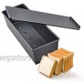 UgyDuky Pullman Loaf Pan With Cover Baking Mould Cake Toast Bread Mold Non-Stick Toast Box with Lid 12 x 4 x 3 inch