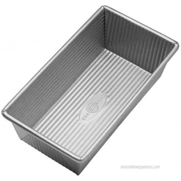 USA Pan Bakeware Aluminized Steel Loaf Pan 1 Pound Silver