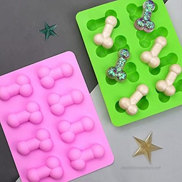 2 PCS Silicone Penis Mold For Baked And Frozen Goods Silicone Molds Suitable For Chocolates Candies Ice Iced Juice Frozen Fruits And More – Strong And Durable Silicone Dick Candy Mold