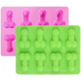 2 PCS Silicone Penis Mold For Baked And Frozen Goods Silicone Molds Suitable For Chocolates Candies Ice Iced Juice Frozen Fruits And More – Strong And Durable Silicone Dick Candy Mold