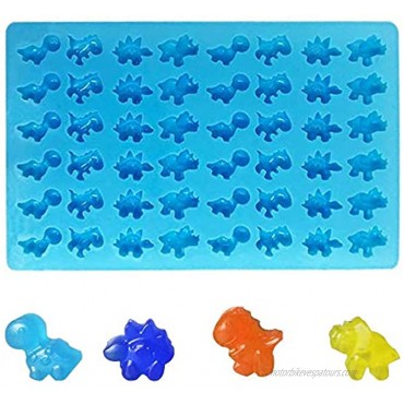3 Pack Silicone Chocolate Molds Reusable Candy Baking Mold Ice Cube Trays Candies Making Supplies with 2 Droppers Nonstick Silicone Gummy Molds Including Mini Dinosaur Hearts Bear Shape