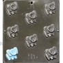 Candy Molds N More Elephant Bite Size Chocolate Candy Mold 1334