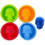 Honbay 4PCS Halloween Skull Head Silicone Molds for Soap Ice Cubes Chocolate Candy Cake Jelly etc