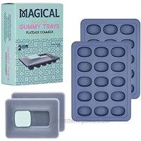Magical Butter machine 10ML Silicone Non-Stick Gummy Trays for Hard Candy Chocolate Molds and soaps