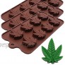 Marijuana Cannabis Hemp Leaf Silicone Molds Candy 3pk