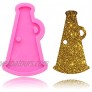 Megaphone Keychains Silicone Mold for DIY Fondant Mold Gum Paste Crystal Cupcake Cake Topper Decoration Chocolate Jelly Shots Candy Handmade Ice Cream Desserts Soap Mould Ice Cube Pudding