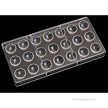 Polycarbonate Chocolate Mold by NuEmporia for Pralines Truffles Sweets Candies Bonbon: Diamond Shape. Food Safe BPA-Free Polycarbonate Plastic