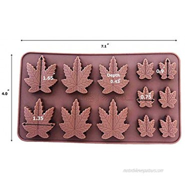 Set of 2 X Silicone Marijuana Lollipop Gummy Brownies Had Candy Cannabis Weed Edible Leaf Mold Ice Cube Chocolate Soap Candle Tray Party Maker GREEN
