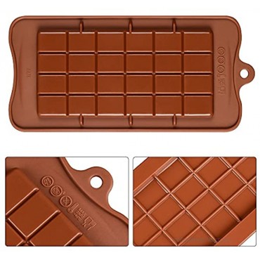 Silicone Break Apart Chocolate Molds Candy Protein and Engery Bar Silicone Mold