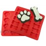 XL Dog Paw and Bone Mold Combo Pack For Baking Paws and Bones Silicone by MERRY BIRD