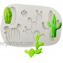 Cactus Silicone Fondant Mold Cactus Silicone Mold for Birthday Party Chocolate Cupcake Cake Decorating Polymer Clay Resin