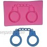 Handcuffs Silicone Mold for Resin,Sugarcraft Cake Decorating Cupcake Topper Jewelry Making,Polymer Clay,Fondant,Gum Paste