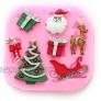 Longzang No.534 Christmas Fondant Silicone Sugar Mold Cake Decorating Pink