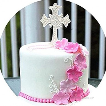 Mity Rain Cross Shape Cake Fondant Mold,Baptism Silicone Cake Cupcake Decoration Supplies Clay Fimo Mold Candy Chocolate Mold