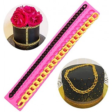 Palksky Diamond Silicone Fondant Chain Mold Purse Bag Cake Decorating Gum Pastry Sugarcraft Chocolate Clay Mould