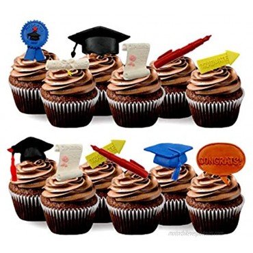 SAKOLLA Graduation Set Mold Doctoral Cap Silicone Mold Diploma Graduate Fondant Mold Cake Toppers Decorations for 2021 Graduation Celebration