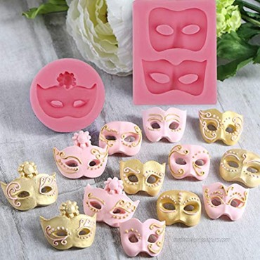 SAKOLLA Mask Silicone Fondant Mold for Sugarcraft Cake Decoration Chocolate Candy Polymer Clay etc