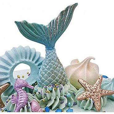 Witkey 2 Pack 16 cavity Mermaid Tail Silicone Mold Fondant Candy Molds Chocolate Mold Baking for Party Cake Decoration