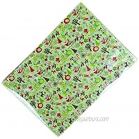 100 PCS Merry Christmas Nougat Making Supplies Wedding Candy Wrapping Twisting Wax Papers Green