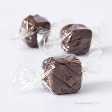 Caramel and Chocolate Wrappers -Great For Soft Cadies And Caramels – Non-stick Wrappers Real Cellophane Wraps – Holds Tightly when Twisted- Eco Friendly 5x5 In. Pack of 500