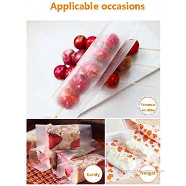 Edible Sticky Rice Paper Nougat Paper 1000 Sheets Candy Chocolate Rice Wrapping Paper 2.36x3.15 inches
