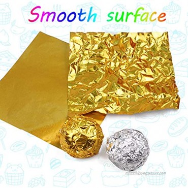 Foil Candy Wrappers 4x4 Aluminum Foil Wrapping Paper for Candy Packaging Decoration960pcs