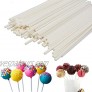 Lollipop Sticks 100Pcs Candy Making Sucker Sticks 6 Inch for Cake Pop ,DIY Homemade Fruit Candy ,Chocolate