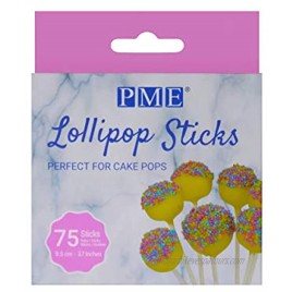 PME 9.5cm lollipop sticks 3.7 pk 75