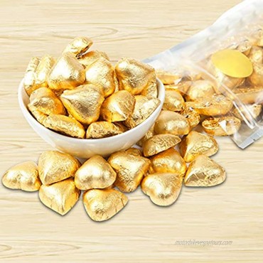 Square Golden Aluminium Foil Candy Wrappers Sugar Wraps Paper for DIY Candies and Chocolate Packaging by Party Wedding Birthday Christmas Accessories，4 by 4-Inch Gold 300-Pack