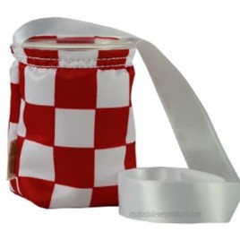 CHC-Beverly Hills CHESS High End Cup Necklace Holders Set of 2 Red-White and White Ribbon Small