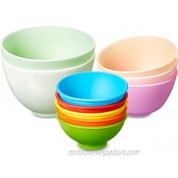 10 Pieces Mini Silicone Pinch Bowls Multicolored Silicone Condiment Bowls Reusable Snack Bowls Silicone Mixing Bowls for Sauce Appetizer Snacks Honey Baking Soda Melt Chocolate Ice Mold