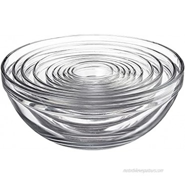 Anchor Hocking Glass Mixing Bowls Mixed Set of 10