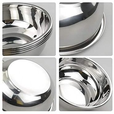 Doryh 18 10 Stainless Steel Mixing Bowls Nesting Bowls for Meal Prep Serving Baking Set of 4