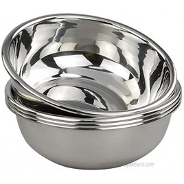 Doryh 18 10 Stainless Steel Mixing Bowls Nesting Bowls for Meal Prep Serving Baking Set of 4