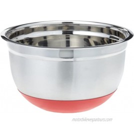 ExcelSteel 5-Quart Stainless Steel Non Skid Base Mixing Bowl