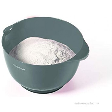 Farberware Professional Plastic Mixing Bowls Set of 3 Aqua Gray White