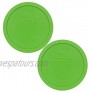 Pyrex 7402-PC Green Round 6 7 Cup Storage Lid for Glass Bowls 2 Pack