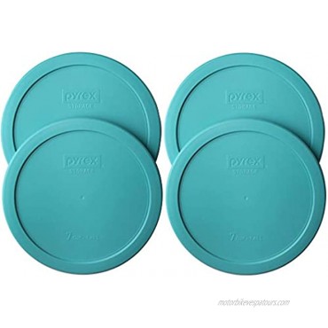 Pyrex 7402-PC Round 7 Cup Storage Lid for Glass Bowls 4 Turquoise