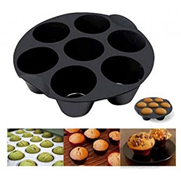 Air Fryer Accessories 18cm or 21cm Air Fryer Silicone Cupcake Mold Universal Chocolate Muffin Cake Mold