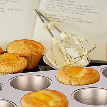 Bakeware Cupcake Kesntto Nonstick 12 Cups Baking Pan Premium Bakeware Standard Muffin Muffin Baking Pan and Cupcake Pan