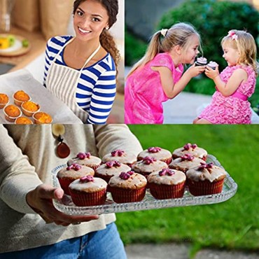 Delidge 2 Pack Silicone Muffin Pan Non-Stick Muffin Tins Set Regular 12 Cups Muffin Pan and Mini Cupcake Pan for Baking Mold Muffin Cupcake Pan 100% Food Grade BPA Free