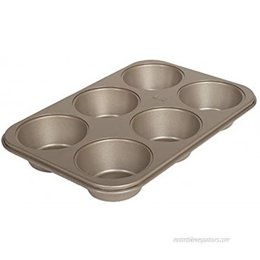 Glad Cupcake And Muffin Pan – Premium Non-Stick Oven Bakeware Whitford Gold Jumbo 6-Cup