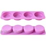 ionEgg Silicone Cupcake Pan Round Silicone Mold for Making 2.4 inch Cylinder Cupcake and Muffin 2 Pack