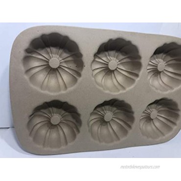 Pampered Chef Family Heritage Stoneware Mini Fluted Pan