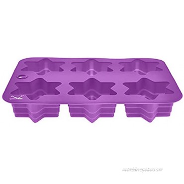 The Kosher Cook Star of David Muffin Pan Silicone Magen Dovid Cupcake Molds Bake or Freeze for Chocolate Ice Cream Cakes and More Oven and Freezer Safe